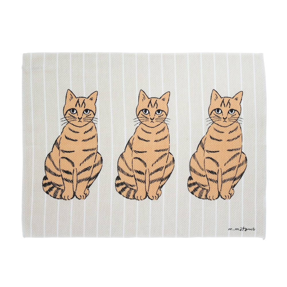 Matsuo Miyuki Kitchen cloth Cat-Noisettes