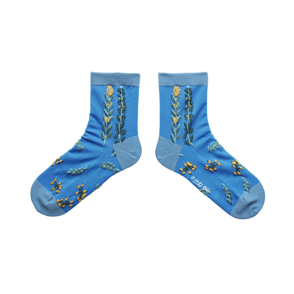 Matsuo Miyuki Float socks Flower BL