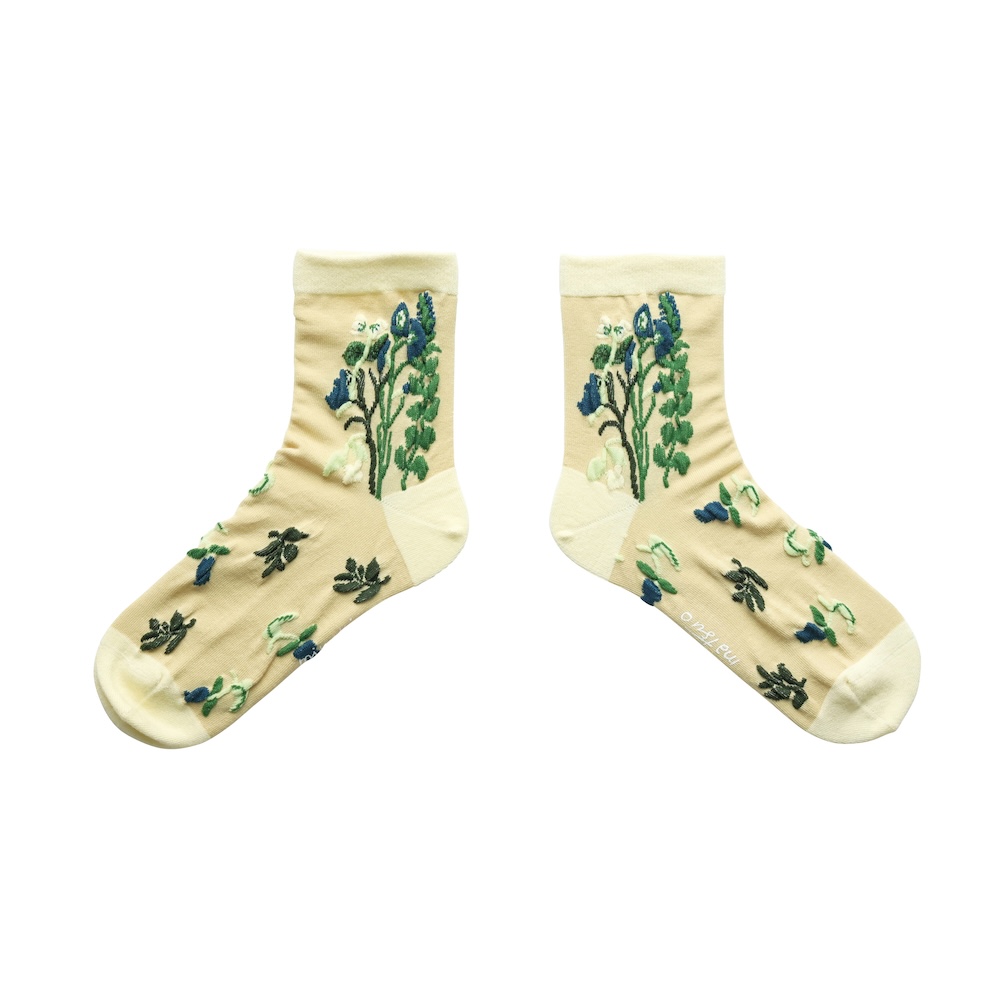 Matsuo Miyuki Float socks Flower BE