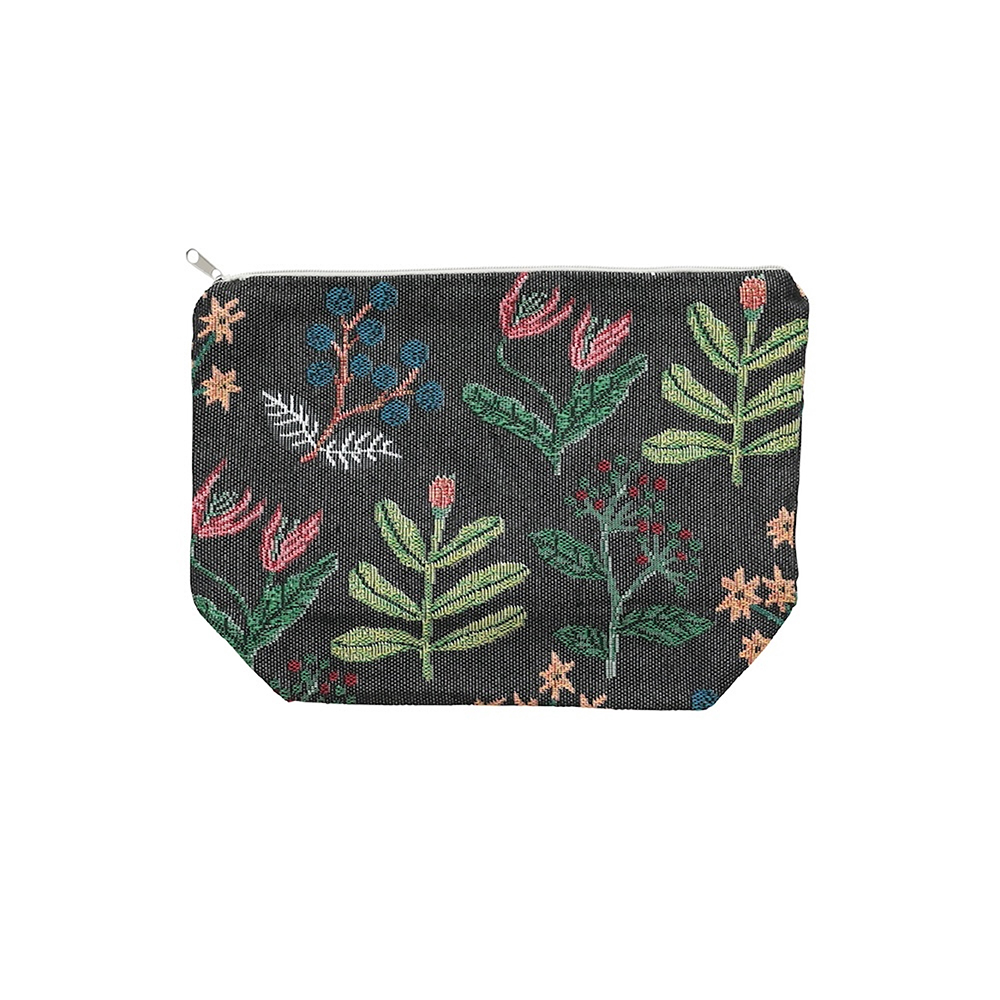 Matsuo Miyuki Travel pouch Flower02 BK
