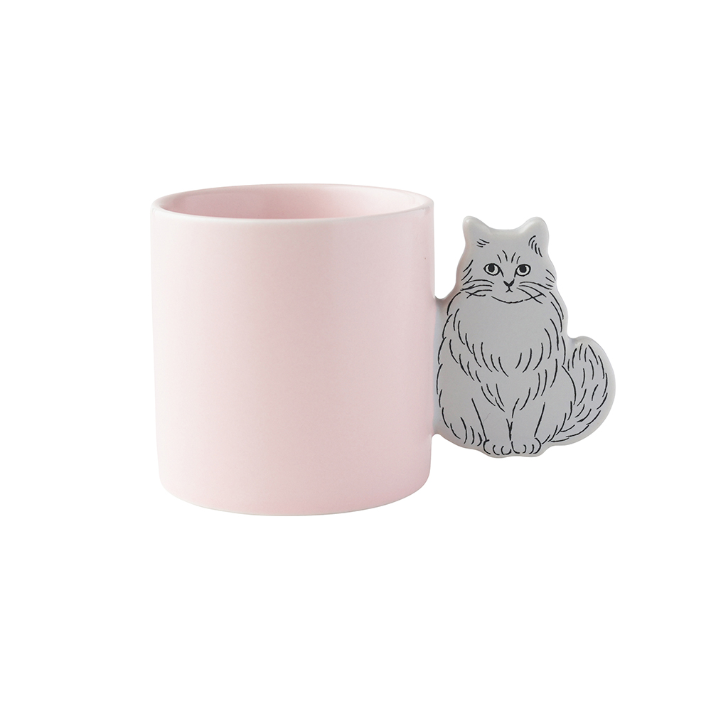Matsuo Miyuki Cat handle mug Chloe