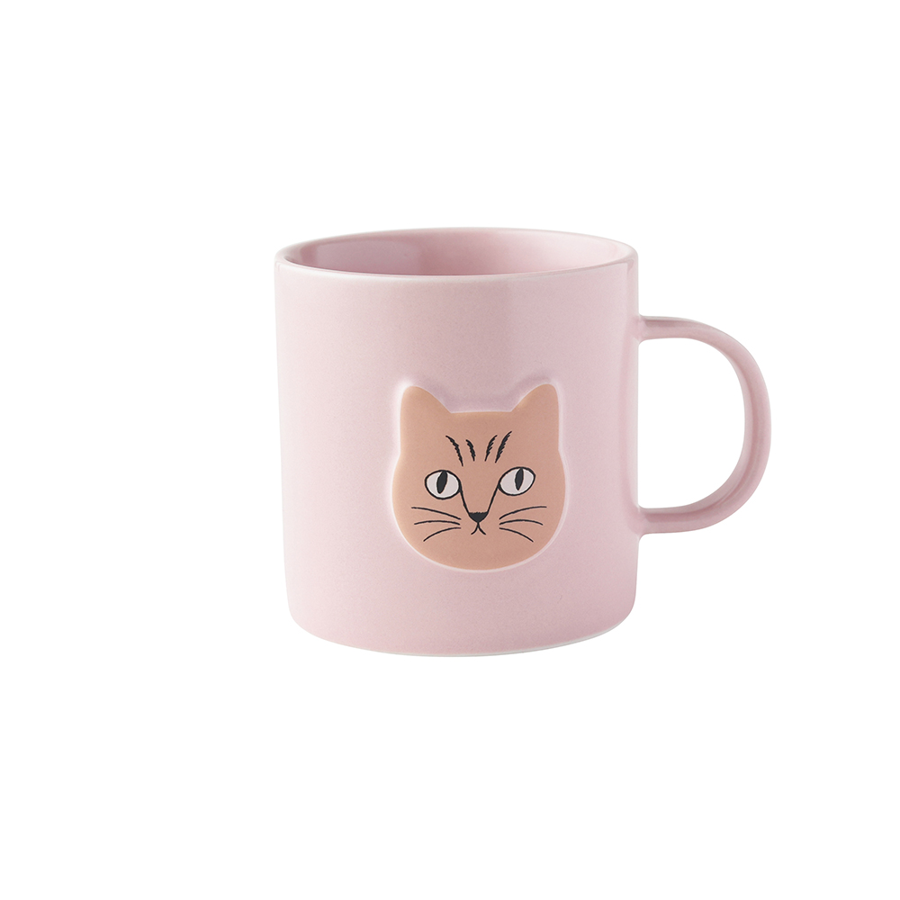 Matsuo Miyuki Cat Face mug Beige