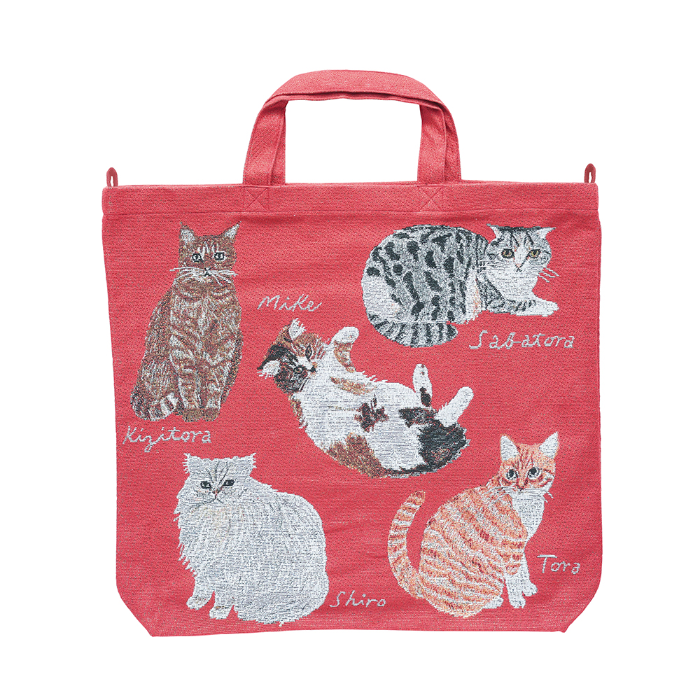Matsuo Miyuki Tote bag Cat type-RD