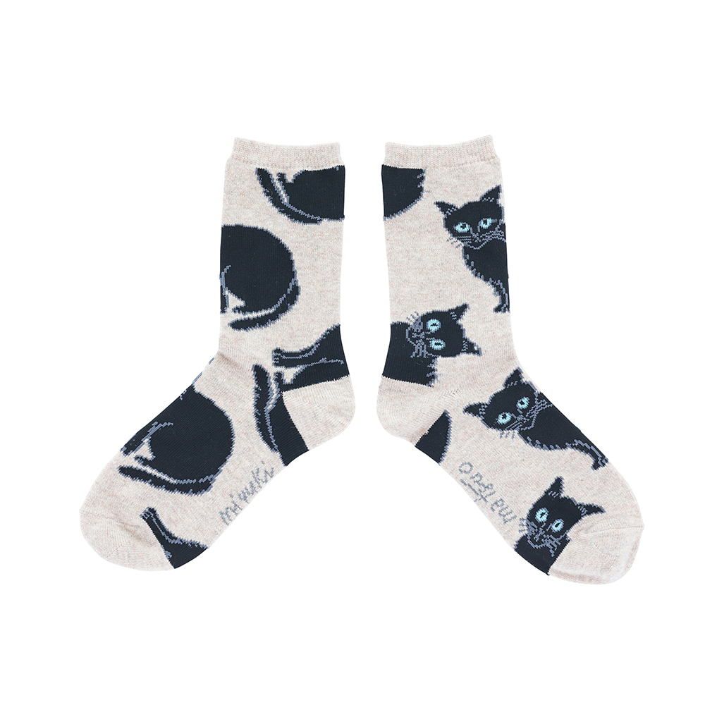 Matsuo Miyuki Wool blend socks Shadow