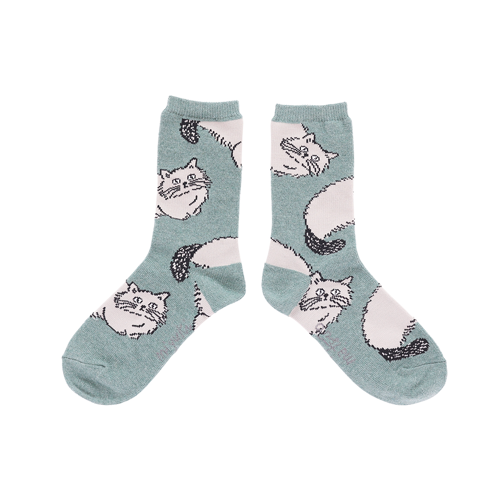 Matsuo Miyuki Wool blend socks Pearl