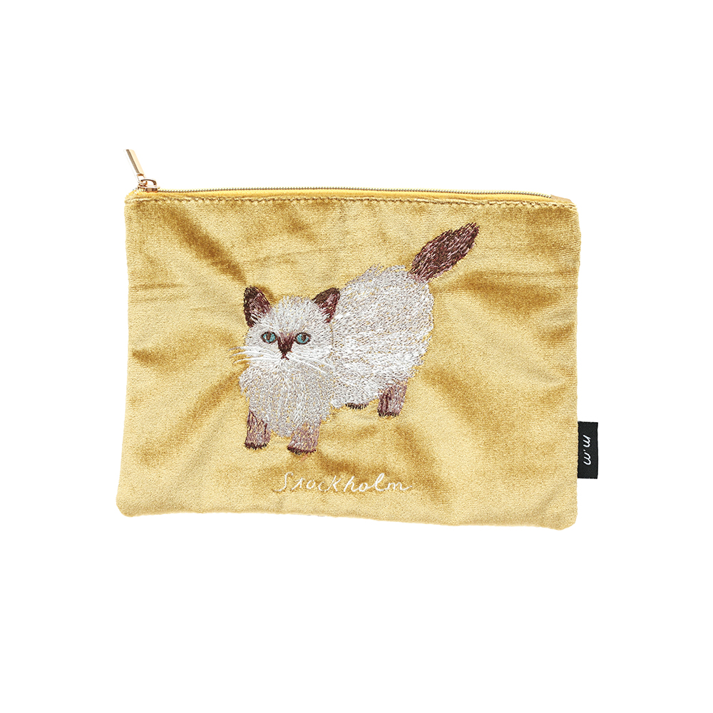 Matsuo Miyuki Velour pouch Chad