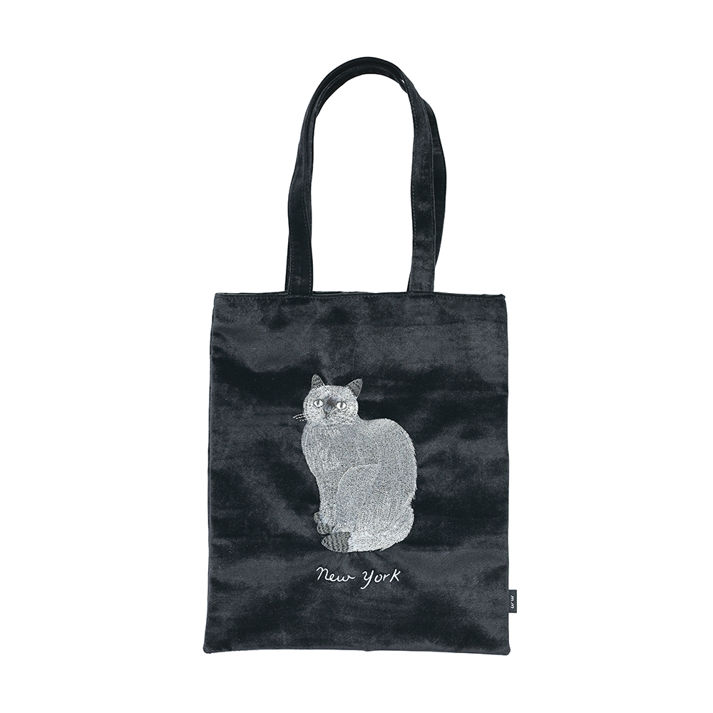 Matsuo Miyuki Velour Rectangle tote bag Leo