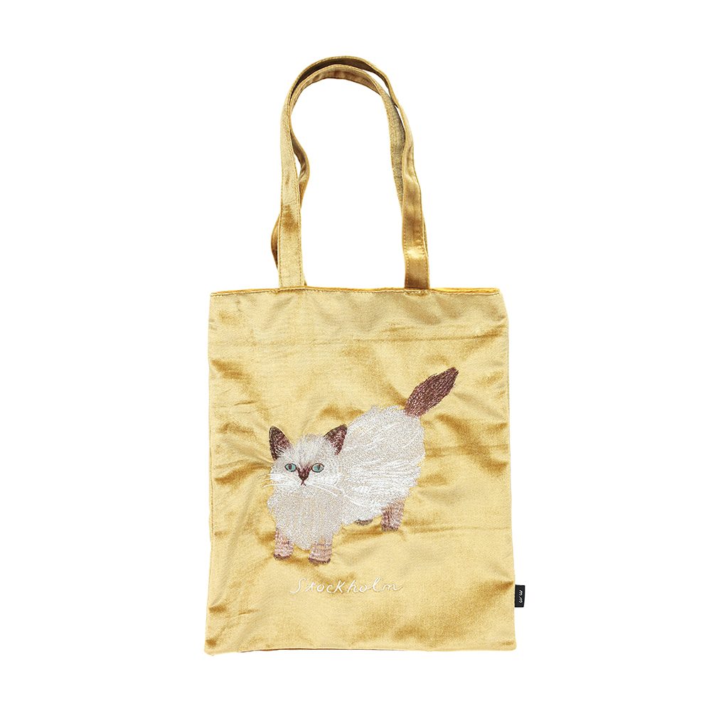 Matsuo Miyuki Velour Rectangle tote bag Chad