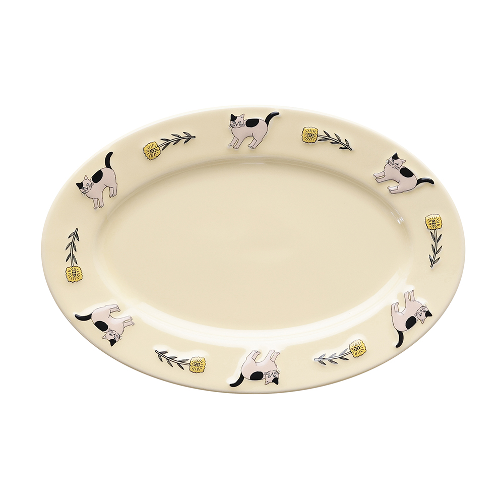 Matsuo Miyuki Oval plate Pumpkin