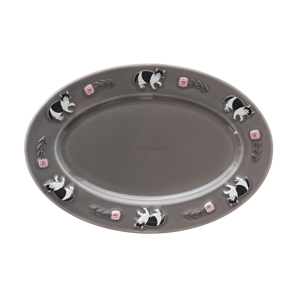 Matsuo Miyuki Oval plate Pepper