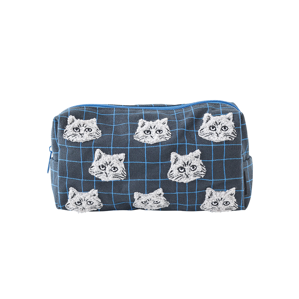 Matsuo Miyuki Moco check Box pouch Chloe