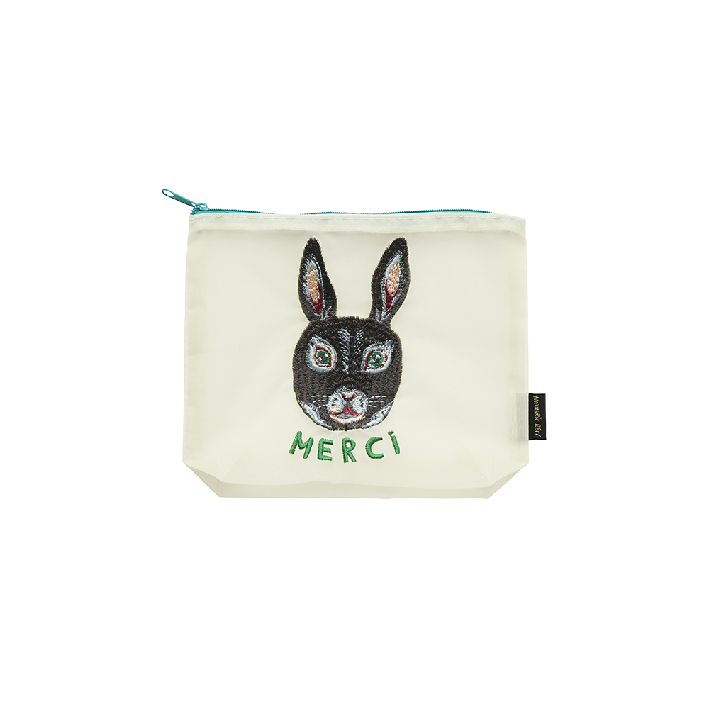 Nathalie Lete Organdy Pouch REGLISSE