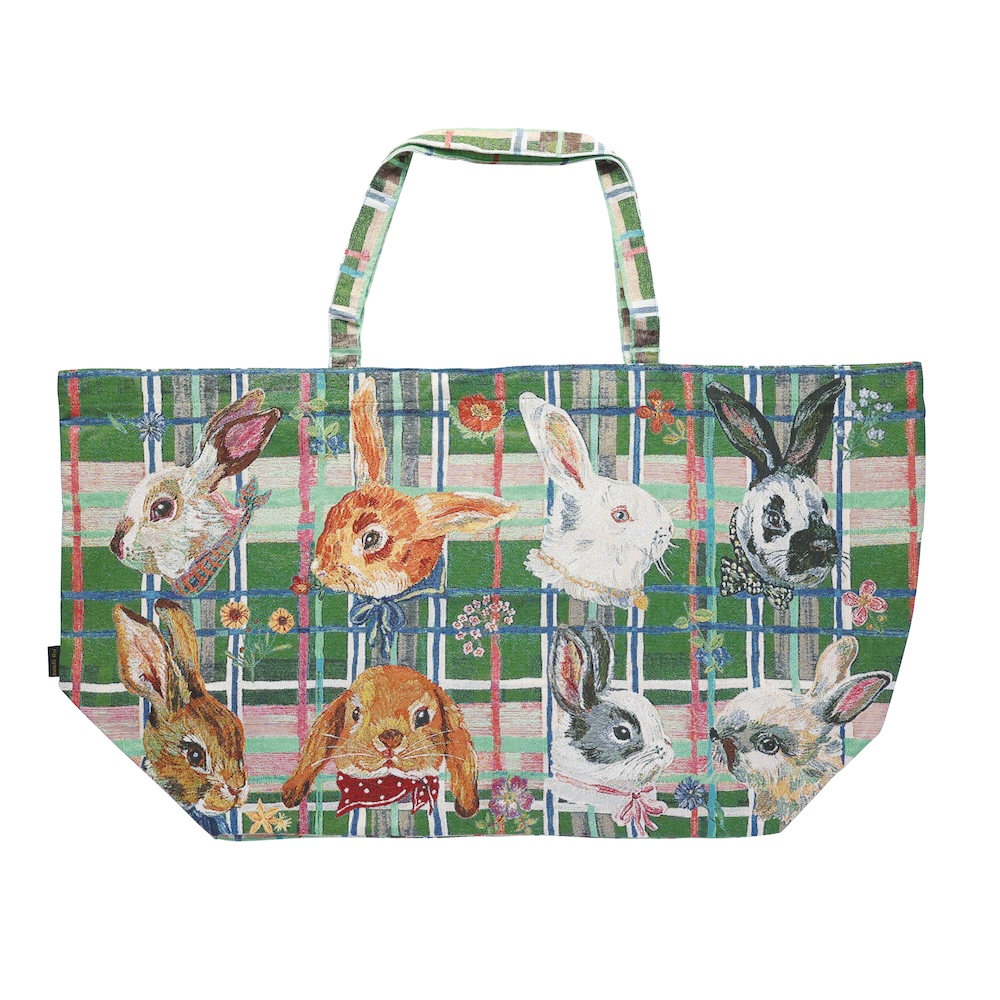 Nathalie Lete Market bag Rabbits
