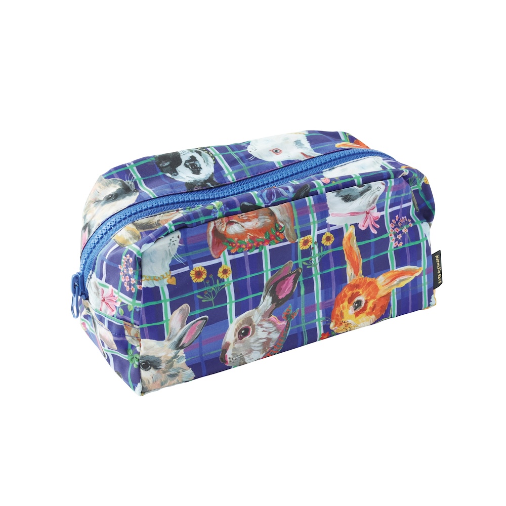 Nathalie Lete Pouch Rabbits-BL