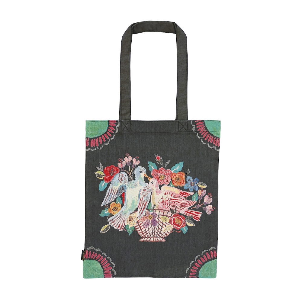 Nathalie Lete Rectangle tote bag Two Birds