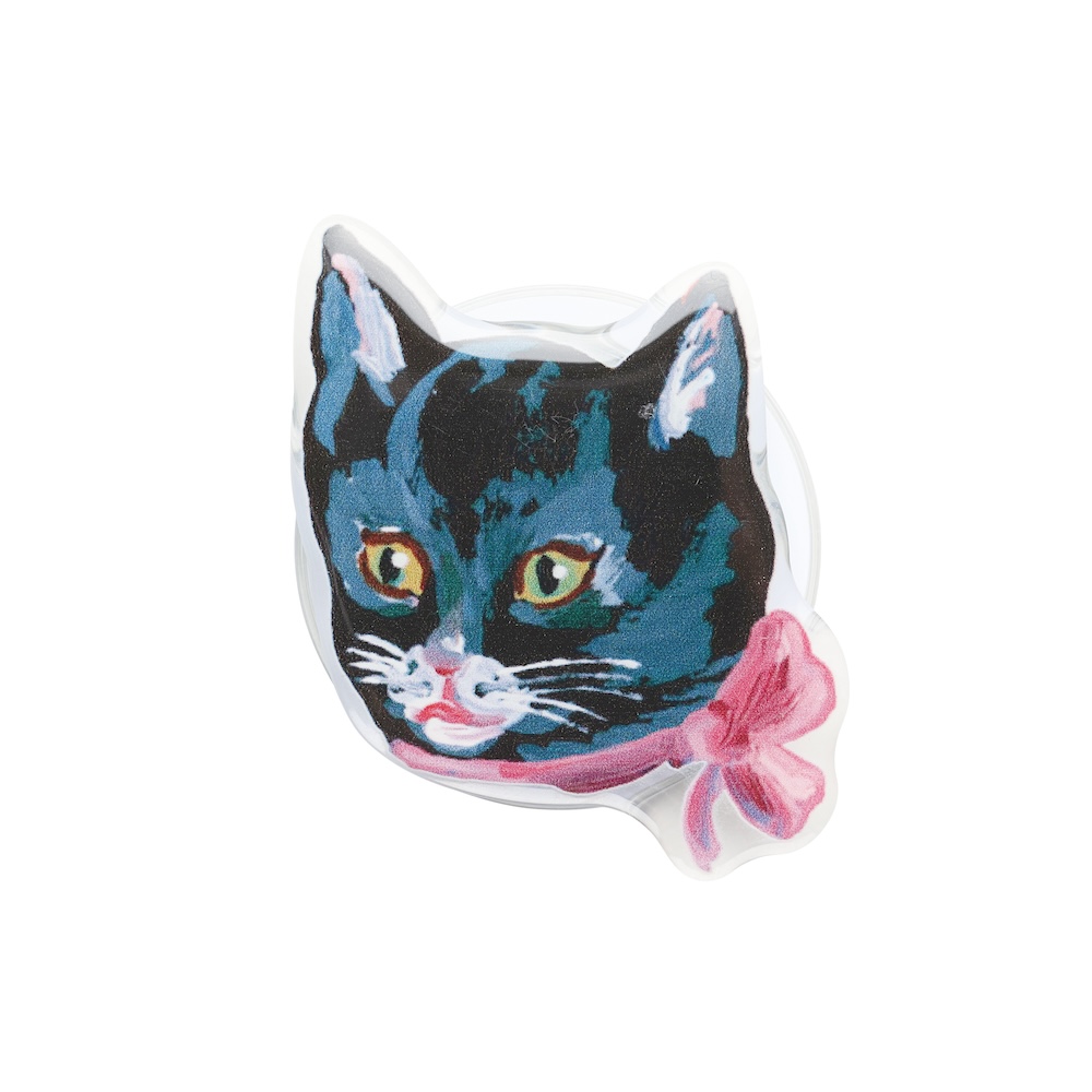 Nathalie Lete Phone grip Black cat