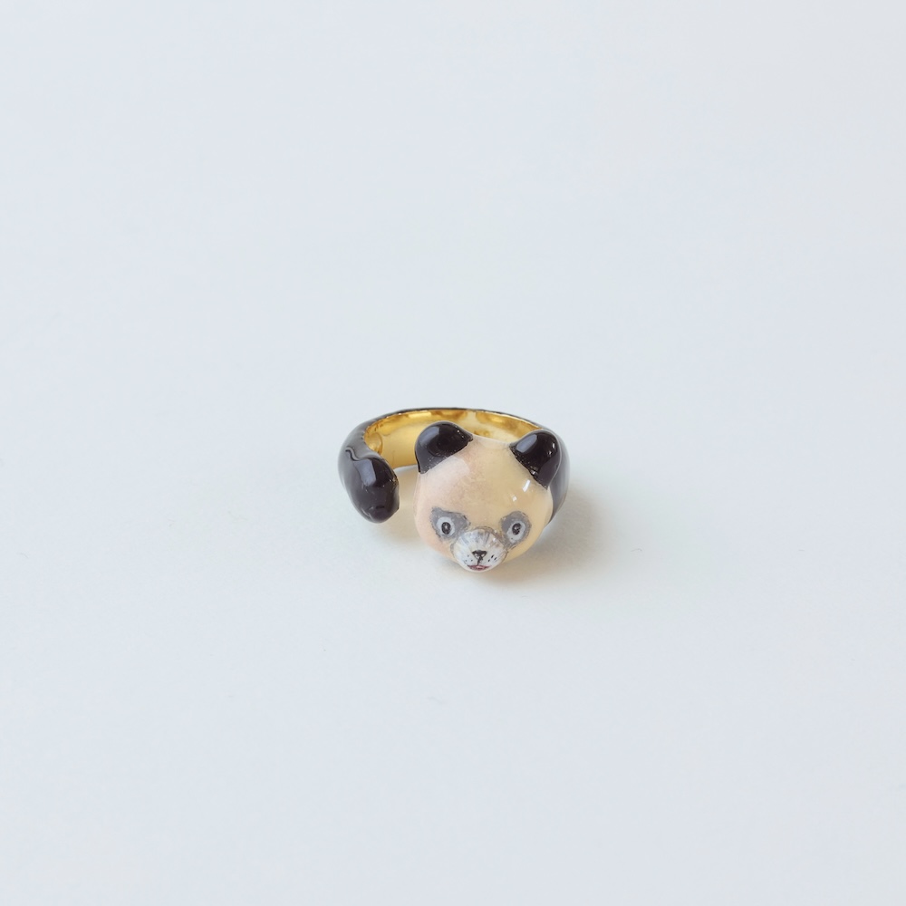 【11月16日受注締切/順次入荷】Nathalie Lete Ring Panda Size:13
