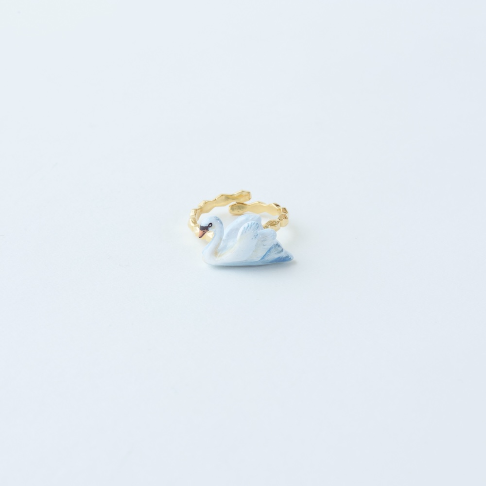 【11月16日受注締切/順次入荷】Nathalie Lete Lumps ring Swan