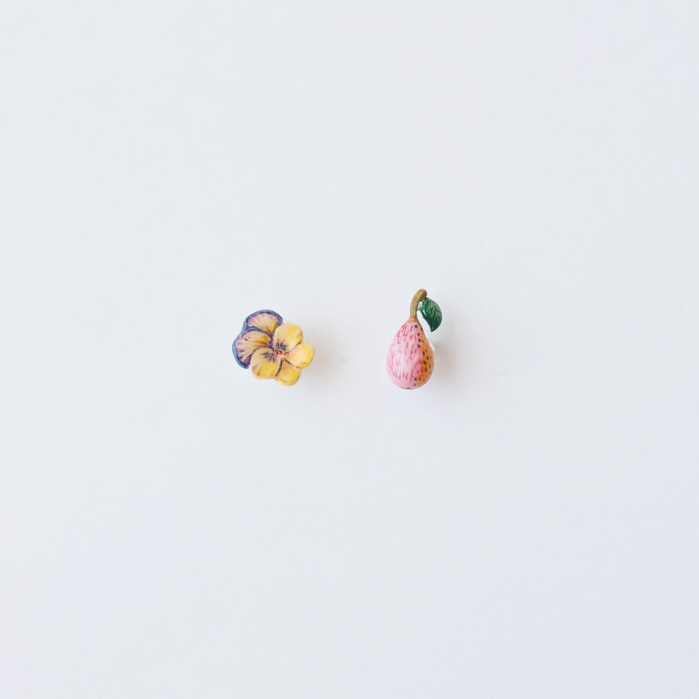 【11月16日受注締切/順次入荷】Nathalie Lete Pierce Pear×Pansy