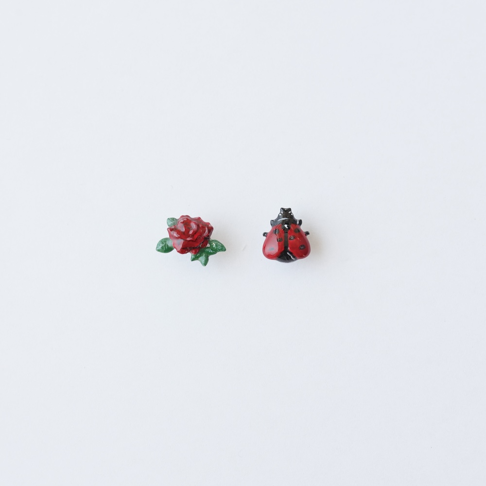 【11月16日受注締切/順次入荷】Nathalie Lete Pierce Ladybug×Rose