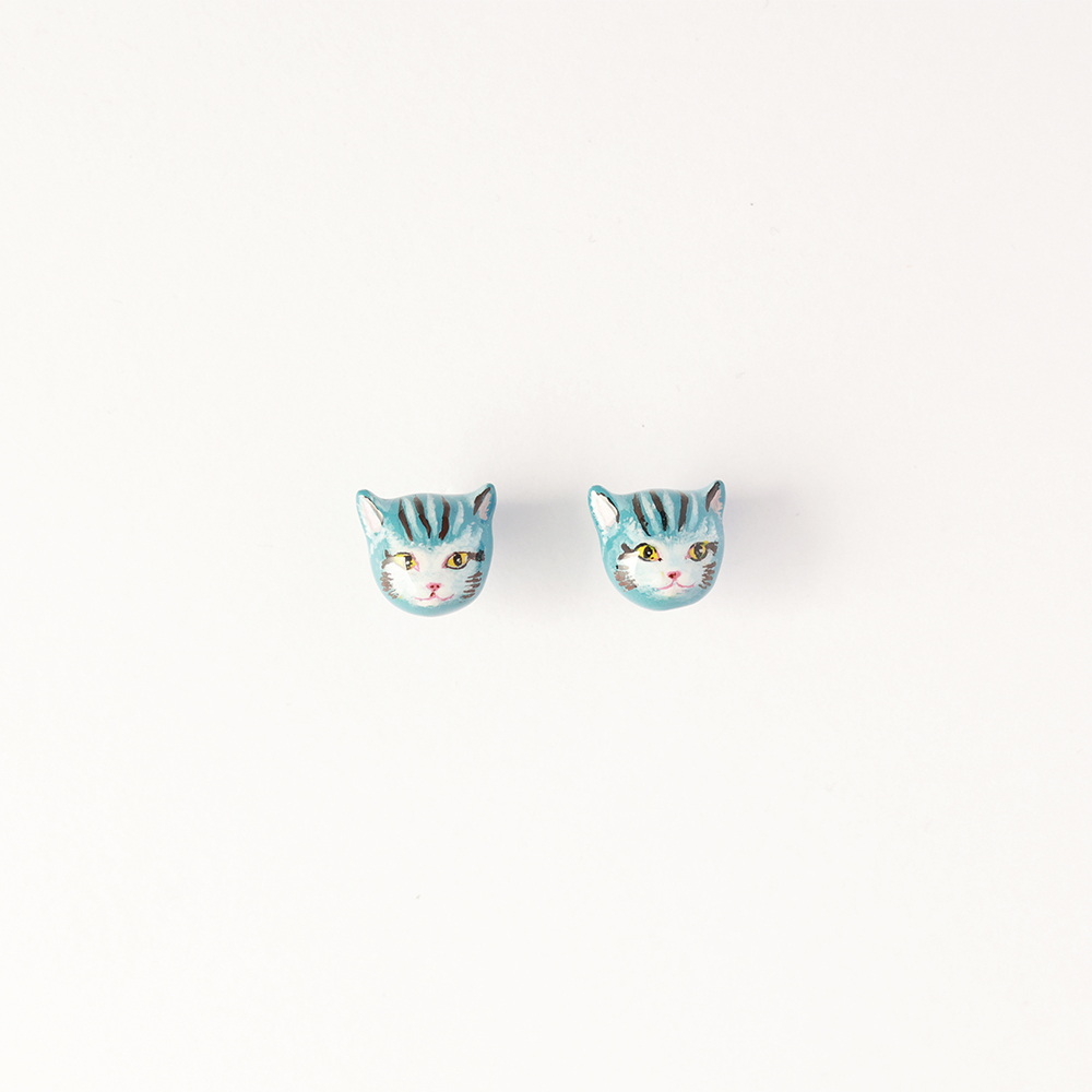 Nathalie Lete Pierce Blue cat