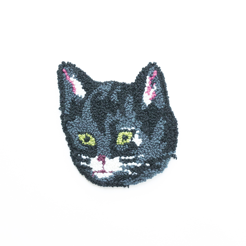 Nathalie Lete Multi mat S Black cat