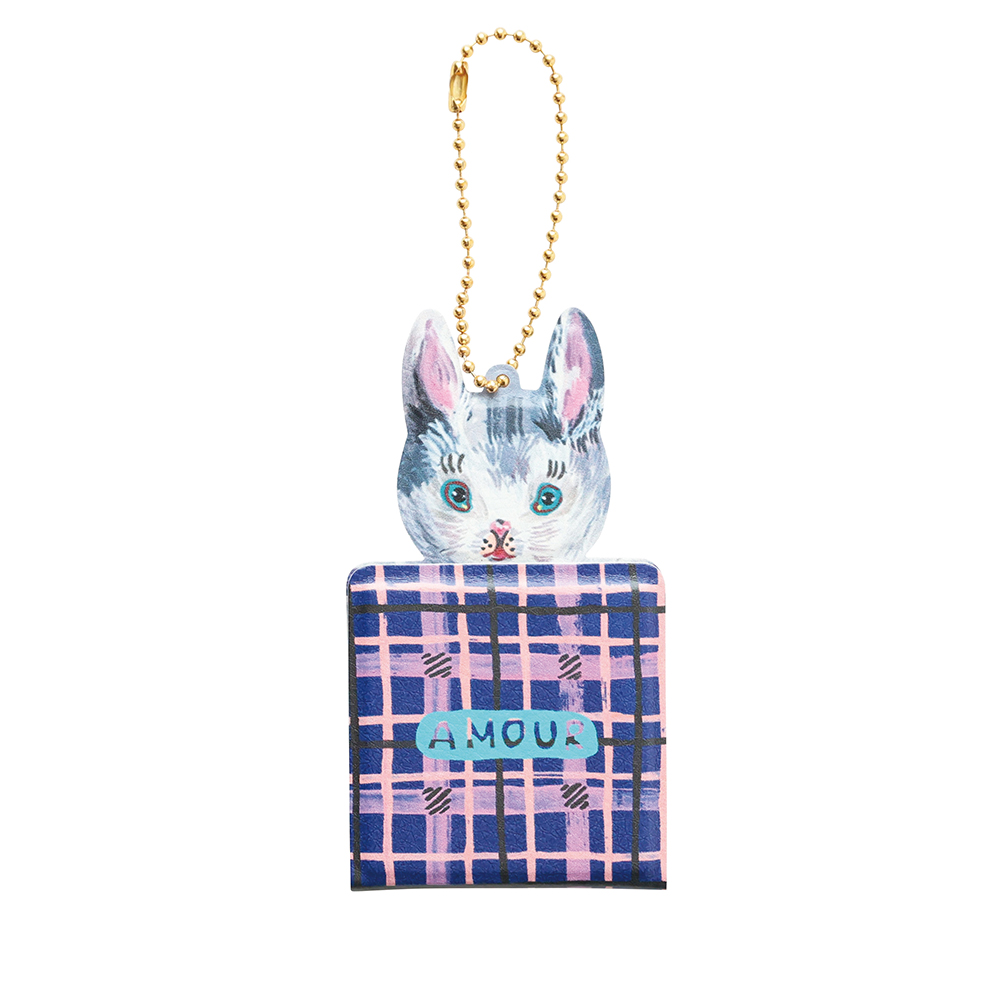 Nathalie Lete Key Chain mirror BLANCHE