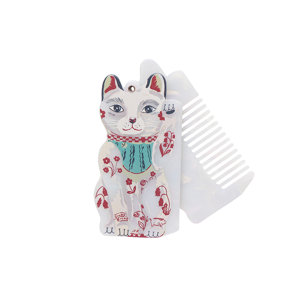 Nathalie Lete Comb＆Mirror Lucky cat-IV