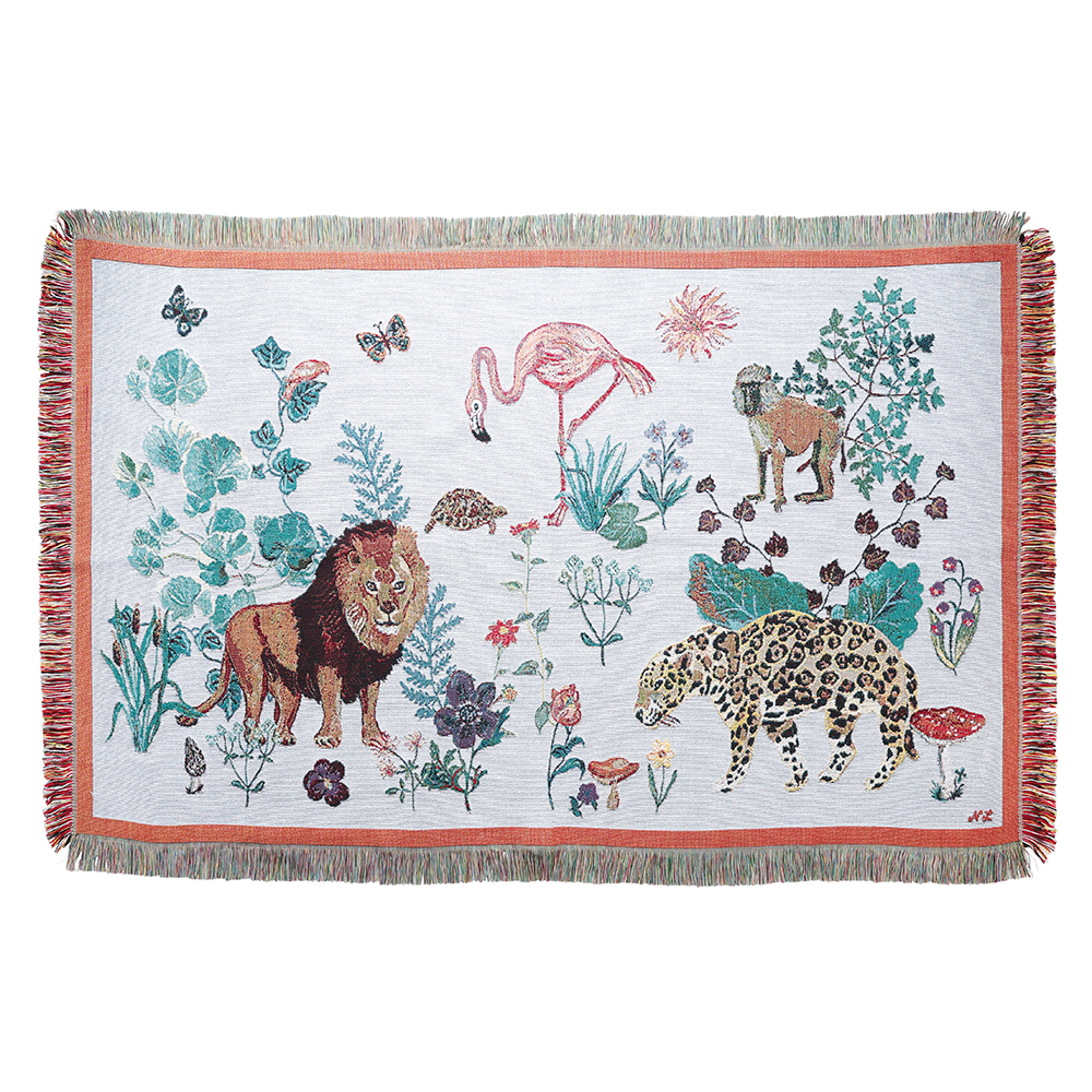 Nathalie Lete Tapestry Rug Jungle-Beige