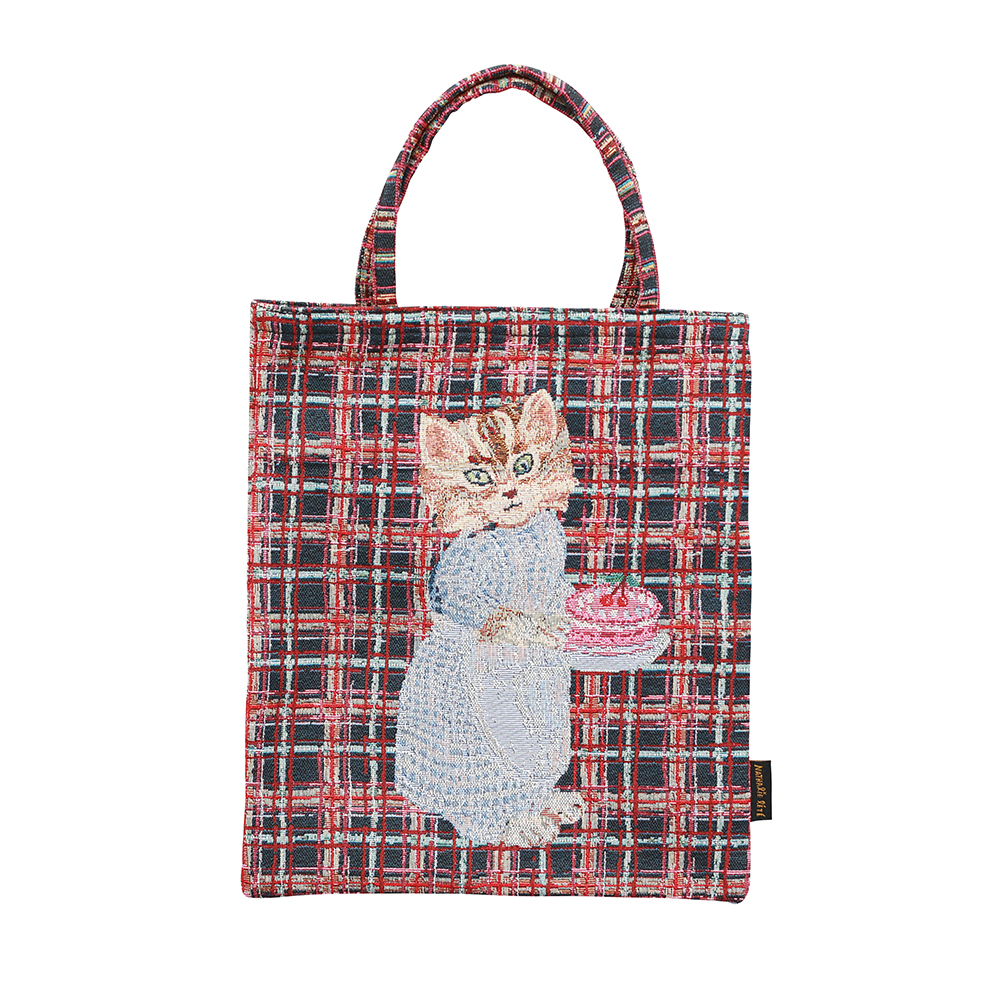 Nathalie Lete Mini Bag Check×Blue eye