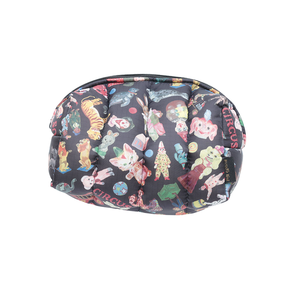 Nathalie Lete Quilted Box Pouch Circus
