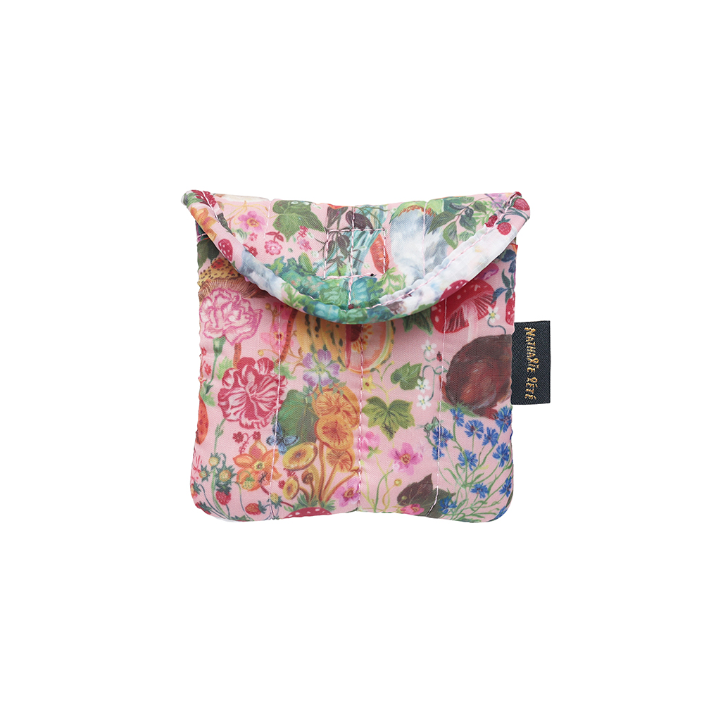 Nathalie Lete Quilted Mini Pouch Rabbits