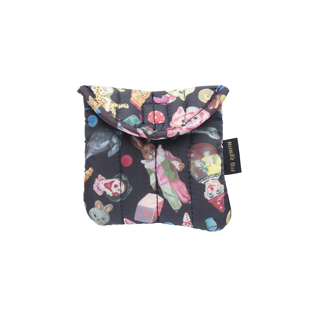 Nathalie Lete Quilted Mini Pouch Circus