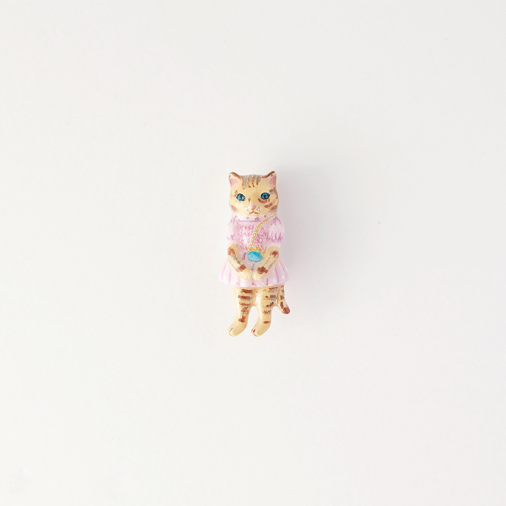 Nathalie Lete Brooch Maya-dress