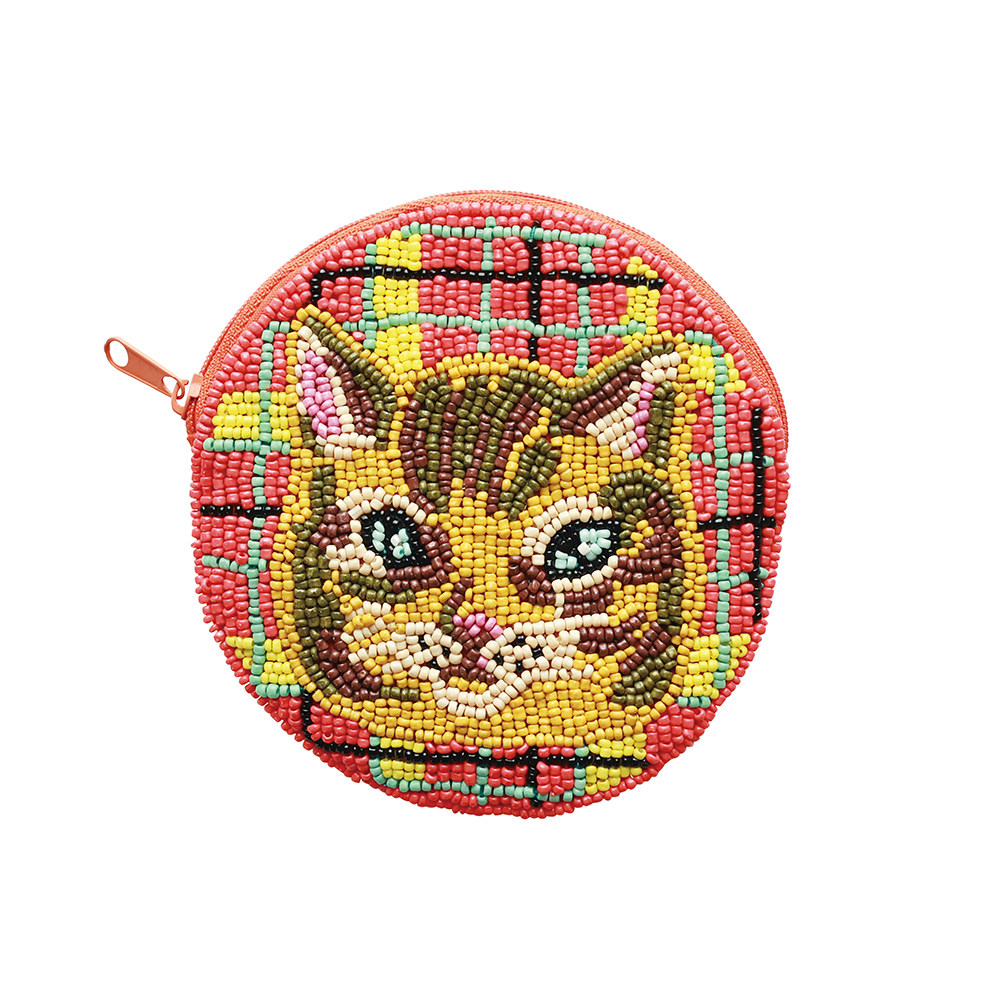 Nathalie Lete Beads pouch Maya