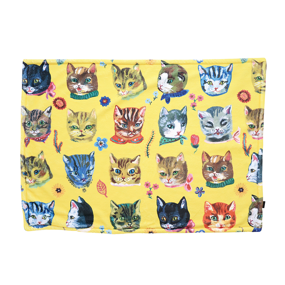 Nathalie Lete Double layer Blanket Cats-YE