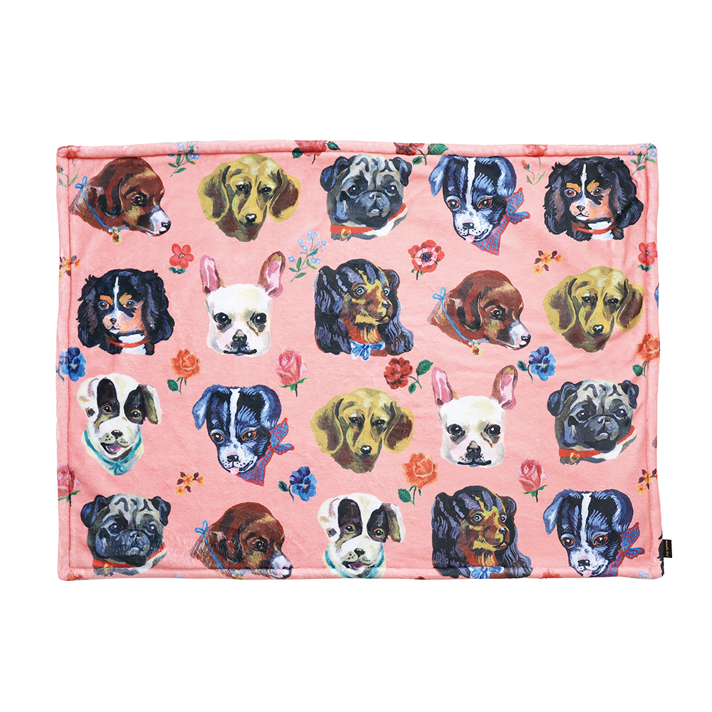 Nathalie Lete Double layer Blanket Dogs-PK
