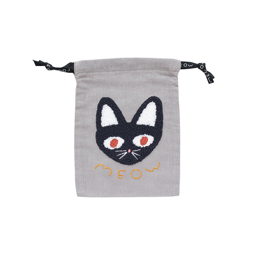 Yamabatosha Drawstring pouch Kuro