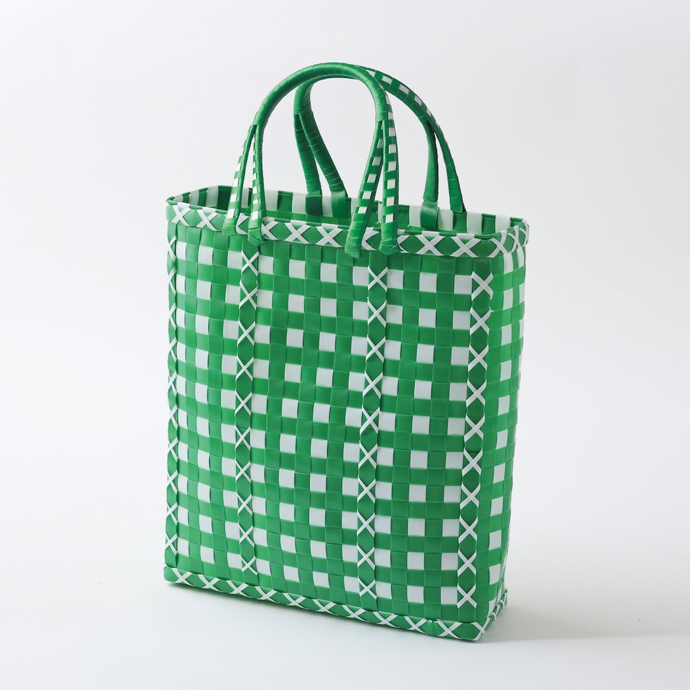 【11月16日受注締切/4月納品予定】Myanmar bag S GR×WH