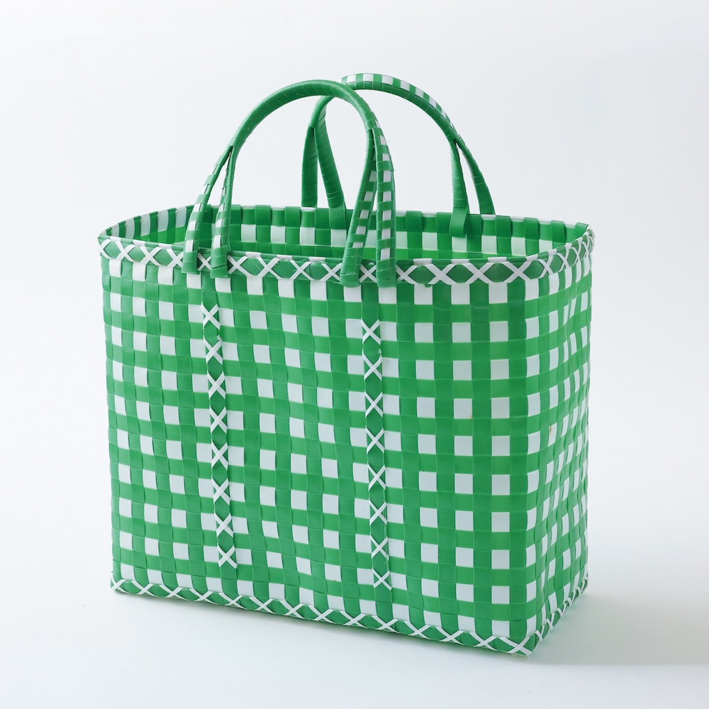 【11月16日受注締切/4月納品予定】Myanmar bag M GR×WH