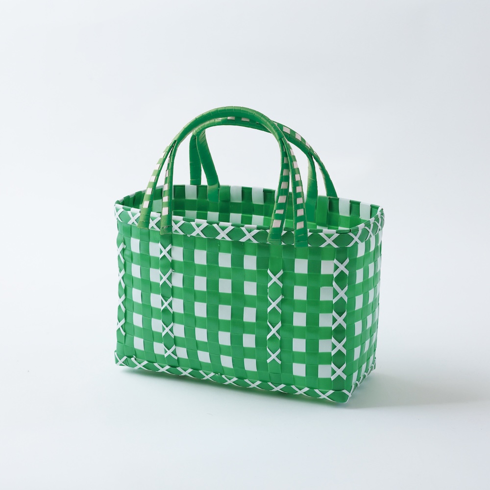 【11月16日受注締切/4月納品予定】Myanmar bag SS GR×WH