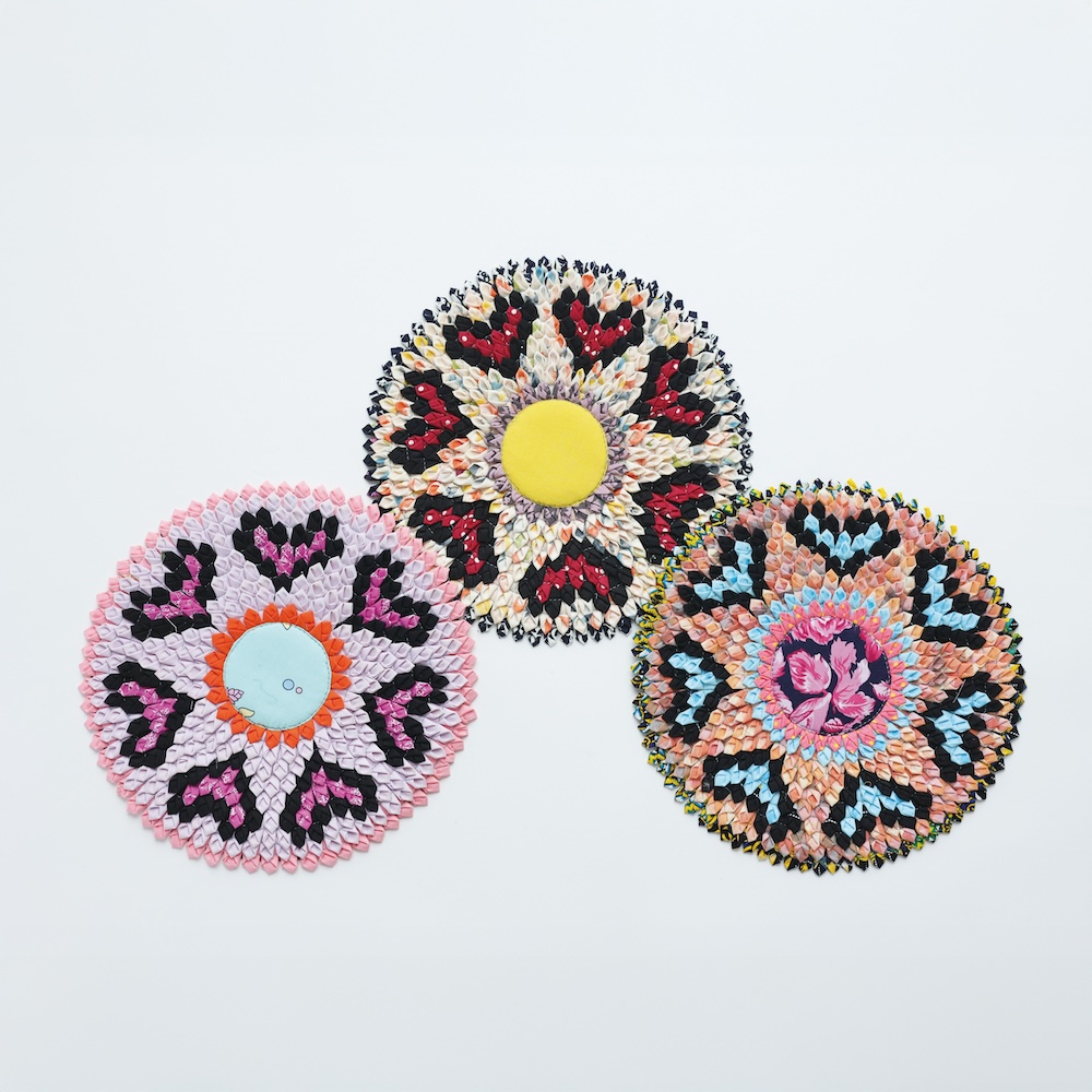 Recycle mat Circle-S Heart asst