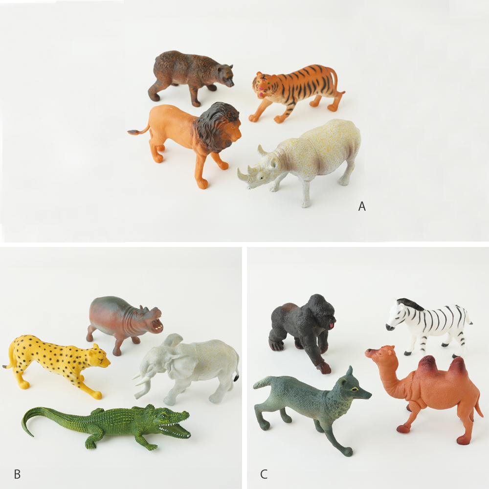 FIGURE Wild Animals 4pcs/A_B_C