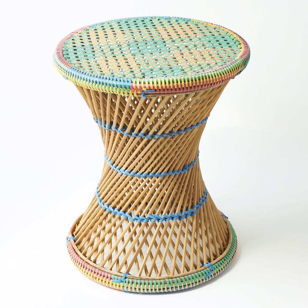 【11月16日受注締切/4月納品予定】Plastictape Stool L Multi color OR×GR