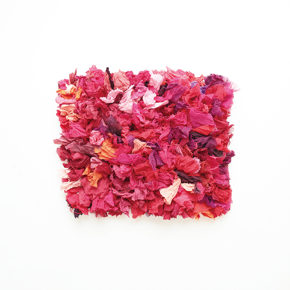 India Bushy Rug S Reddish