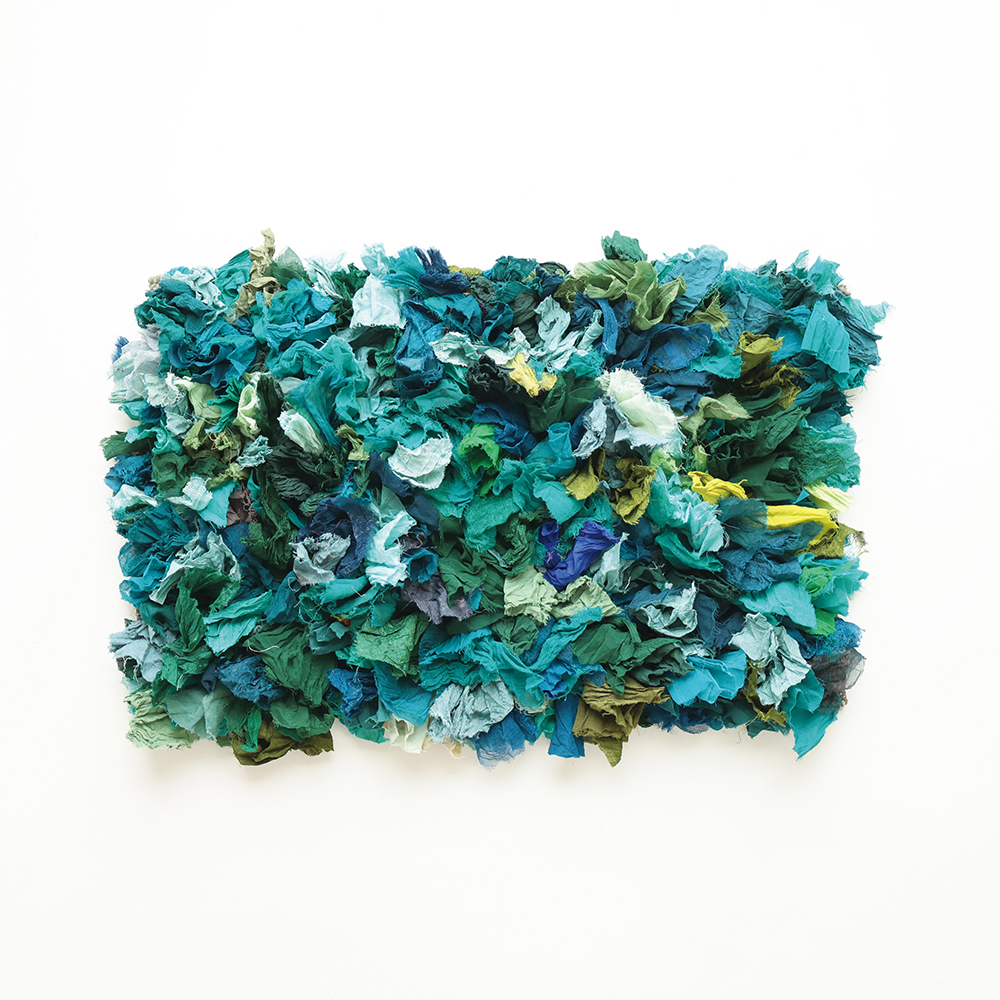 India Bushy Rug M Greenish