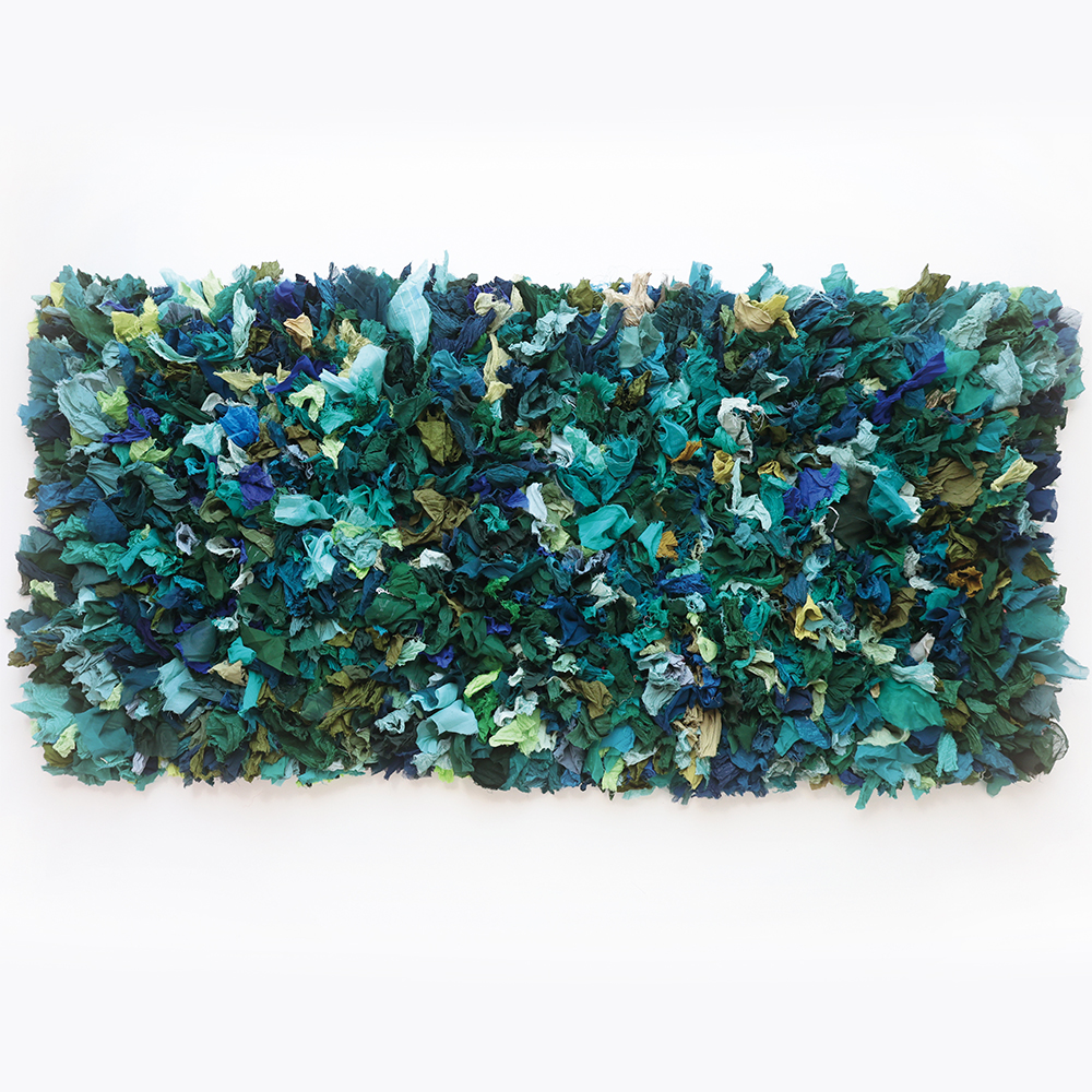 India Bushy Rug LL Greenish
