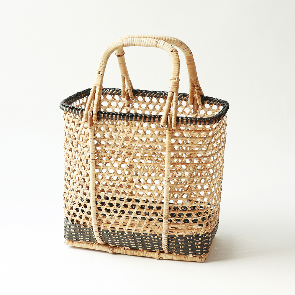 Rattan basket L BK×BK