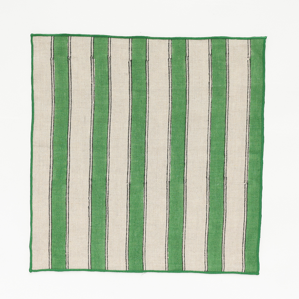 Linen Handkerchief Stripe GR