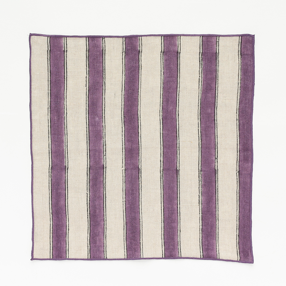 Linen Handkerchief Stripe PU